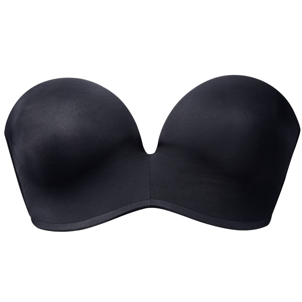 Plus-size solid bra