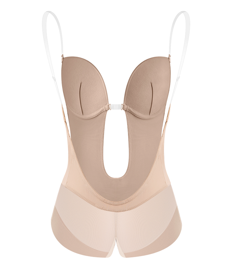 Backless brief bodysuit