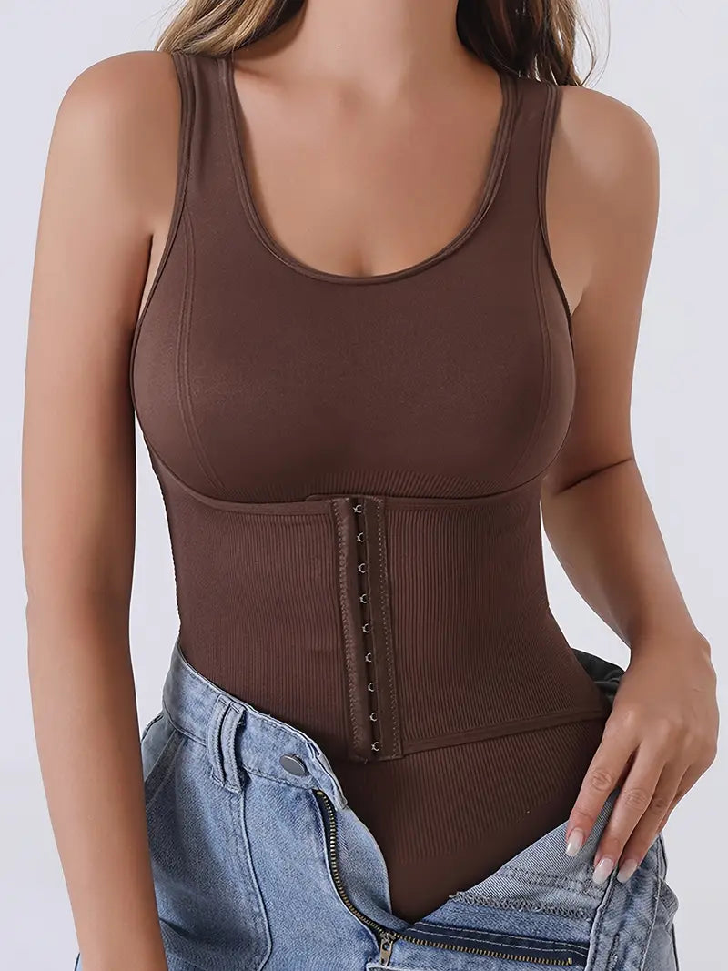 Shaping Bodysuit with Waist Belt