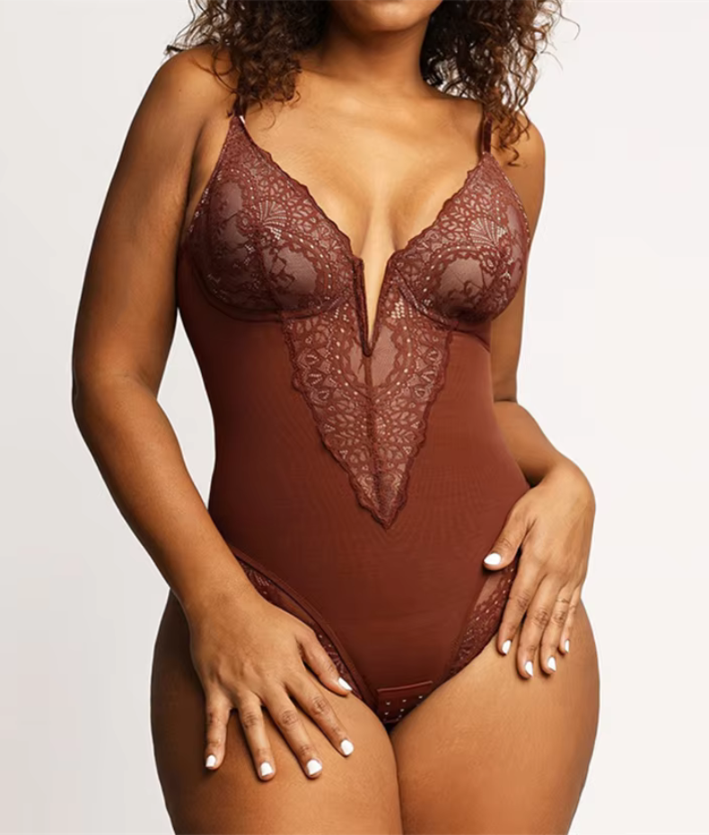 Lace Sculpting Shapewear Bodysuit