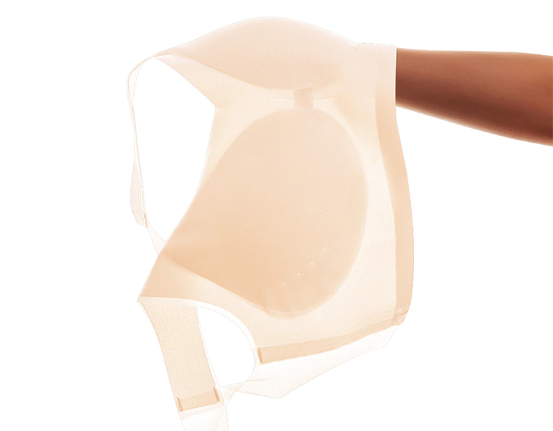 Ultra-thin transparent bra