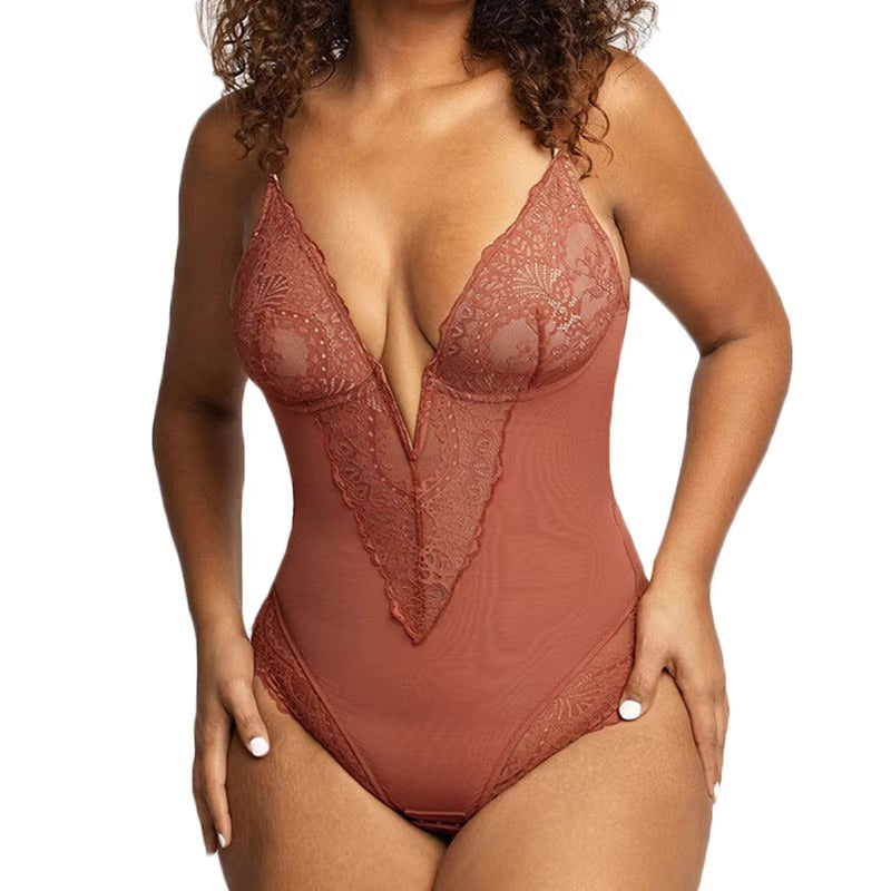 Lace Sculpting Shapewear Bodysuit