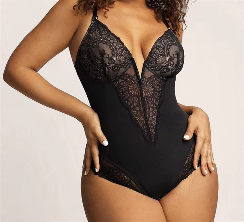 Lace Sculpting Shapewear Bodysuit