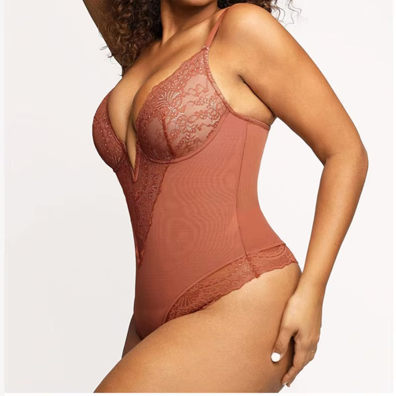 Lace Sculpting Shapewear Bodysuit