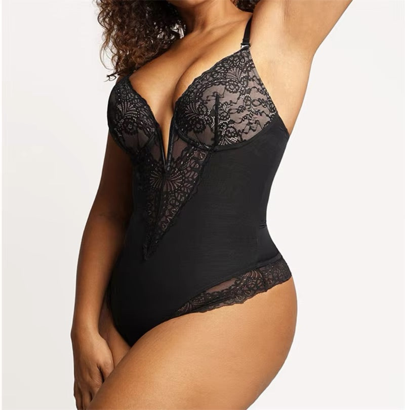 Lace Sculpting Shapewear Bodysuit
