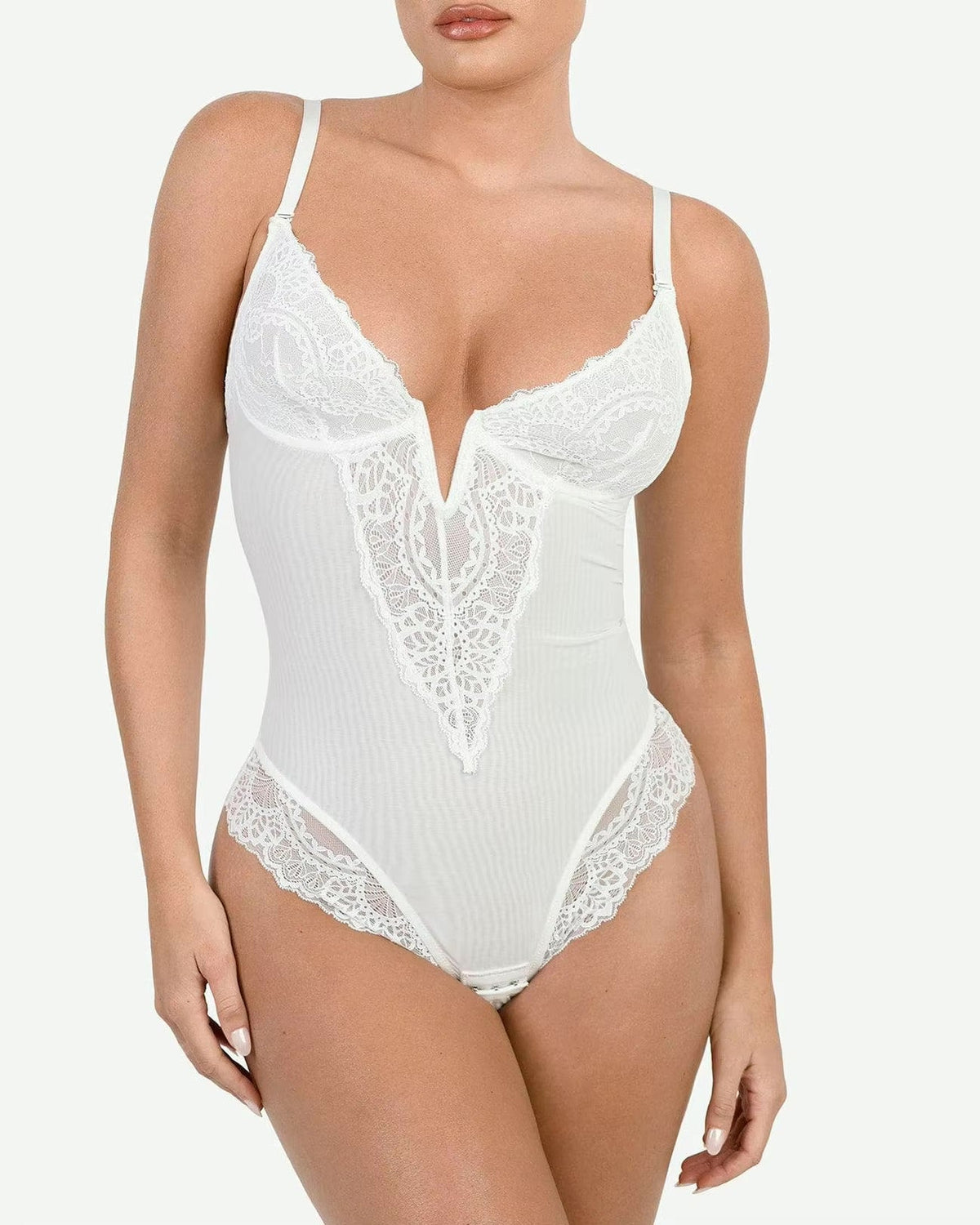 Lace Sculpting Shapewear Bodysuit
