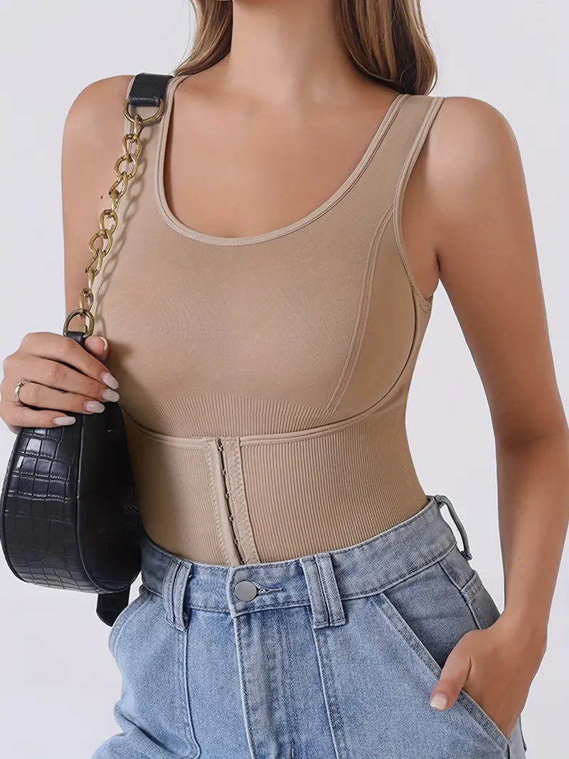 Shaping Bodysuit with Waist Belt